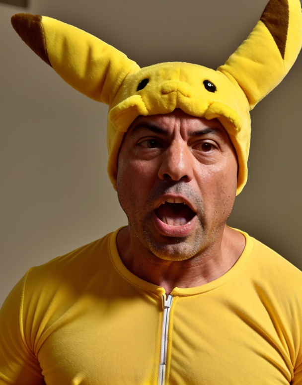 05726-_lora_Joe Rogan - Trigger w Joerogan Person_1_Closeup of joerogan person wearing a yellow Pikachu costume and making a shocked f.png